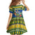 Solomon Islands Christmas Family Matching Long Sleeve Bodycon Dress and Hawaiian Shirt Coat Of Arms Merry Xmas