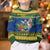 Solomon Islands Christmas Kid Ugly Christmas Sweater Coat Of Arms Merry Xmas