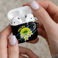 Palau United Nations Day AirPods Case Polynesian Curves Plumeria LT05 - Polynesian Pride