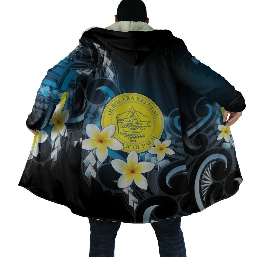 Palau United Nations Day Cloak Polynesian Curves Plumeria LT05 - Polynesian Pride