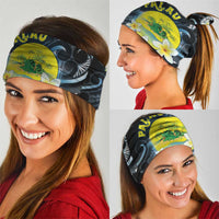 Palau United Nations Day Neck Gaiter Polynesian Curves Plumeria LT05 - Polynesian Pride