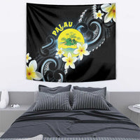 Palau United Nations Day Tapestry Polynesian Curves Plumeria LT05 - Polynesian Pride