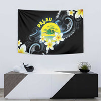 Palau United Nations Day Tapestry Polynesian Curves Plumeria LT05 - Polynesian Pride