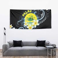 Palau United Nations Day Tapestry Polynesian Curves Plumeria LT05 - Polynesian Pride