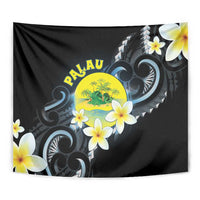 Palau United Nations Day Tapestry Polynesian Curves Plumeria LT05 - Polynesian Pride
