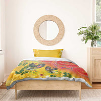 New Zealand Piwakawaka Christmas Bedding Set With Maori Pattern LT05 - Polynesian Pride