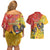 New Zealand Piwakawaka Christmas Couples Matching Off Shoulder Short Dress and Hawaiian Shirt With Maori Pattern