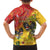 New Zealand Piwakawaka Christmas Family Matching Off Shoulder Short Dress and Hawaiian Shirt With Maori Pattern