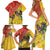 New Zealand Piwakawaka Christmas Family Matching Short Sleeve Bodycon Dress and Hawaiian Shirt With Maori Pattern