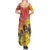 New Zealand Piwakawaka Christmas Family Matching Summer Maxi Dress and Hawaiian Shirt With Maori Pattern