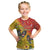 New Zealand Piwakawaka Christmas Kid T Shirt With Maori Pattern