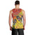 New Zealand Piwakawaka Christmas Men Tank Top With Maori Pattern