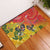 New Zealand Piwakawaka Christmas Rubber Doormat With Maori Pattern