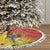 New Zealand Piwakawaka Christmas Tree Skirt With Maori Pattern