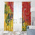 New Zealand Piwakawaka Christmas Window Curtain With Maori Pattern