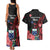 Samoa Independence Day Couples Matching Tank Maxi Dress and Hawaiian Shirt Samoan Warriors Ula Fala LT05 - Polynesian Pride