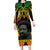 Personalised Vanuatu Father Lini Day Family Matching Long Sleeve Bodycon Dress and Hawaiian Shirt Polynesian Tribal Pattern LT05 Mom's Dress Black - Polynesian Pride