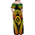 Personalised Vanuatu Father Lini Day Off Shoulder Maxi Dress Polynesian Tribal Pattern LT05 - Polynesian Pride