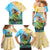 Personalised Hawaii Honolulu Festival Family Matching Mermaid Dress and Hawaiian Shirt Hula Girls Tropical Vibe LT05 - Polynesian Pride