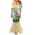 Personalised Hawaii Honolulu Festival Family Matching Mermaid Dress and Hawaiian Shirt Hula Girls Tropical Vibe LT05 - Polynesian Pride