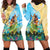 Personalised Hawaii Honolulu Festival Hoodie Dress Hula Girls Tropical Vibe LT05 - Polynesian Pride