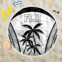 Fiji Tapa Football Beach Blanket Sporty Style LT05 One Size 150cm White - Polynesian Pride