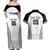 Custom Fiji Tapa Football Couples Matching Off Shoulder Maxi Dress and Hawaiian Shirt Sporty Style