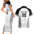 Custom Fiji Tapa Football Couples Matching Short Sleeve Bodycon Dress and Hawaiian Shirt Sporty Style