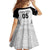 Custom Fiji Tapa Football Family Matching Off The Shoulder Long Sleeve Dress and Hawaiian Shirt Sporty Style