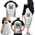 Custom Fiji Tapa Football Family Matching Off The Shoulder Long Sleeve Dress and Hawaiian Shirt Sporty Style