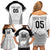 Custom Fiji Tapa Football Family Matching Off Shoulder Short Dress and Hawaiian Shirt Sporty Style