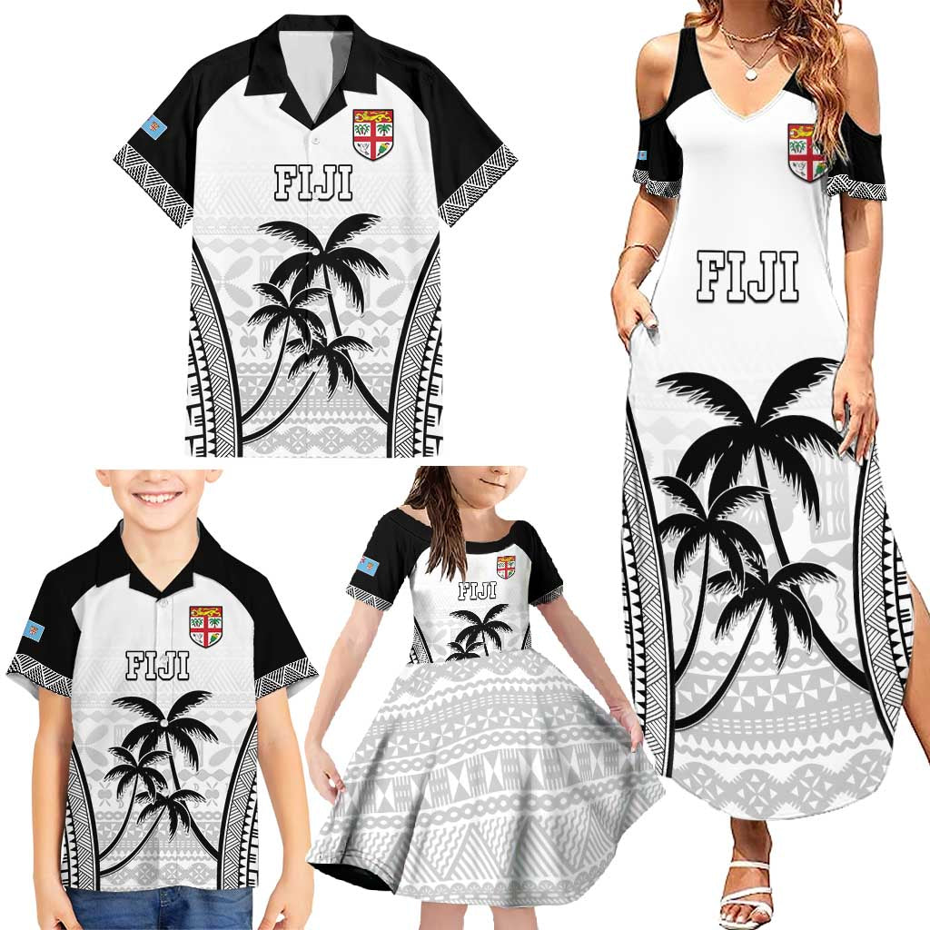 Custom Fiji Tapa Football Family Matching Summer Maxi Dress and Hawaiian Shirt Sporty Style