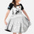 Custom Fiji Tapa Football Kid Short Sleeve Dress Sporty Style