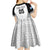 Custom Fiji Tapa Football Kid Short Sleeve Dress Sporty Style