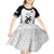 Custom Fiji Tapa Football Kid Short Sleeve Dress Sporty Style