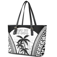 Fiji Tapa Football Leather Tote Bag Sporty Style LT05 - Polynesian Pride