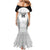 Custom Fiji Tapa Football Mermaid Dress Sporty Style