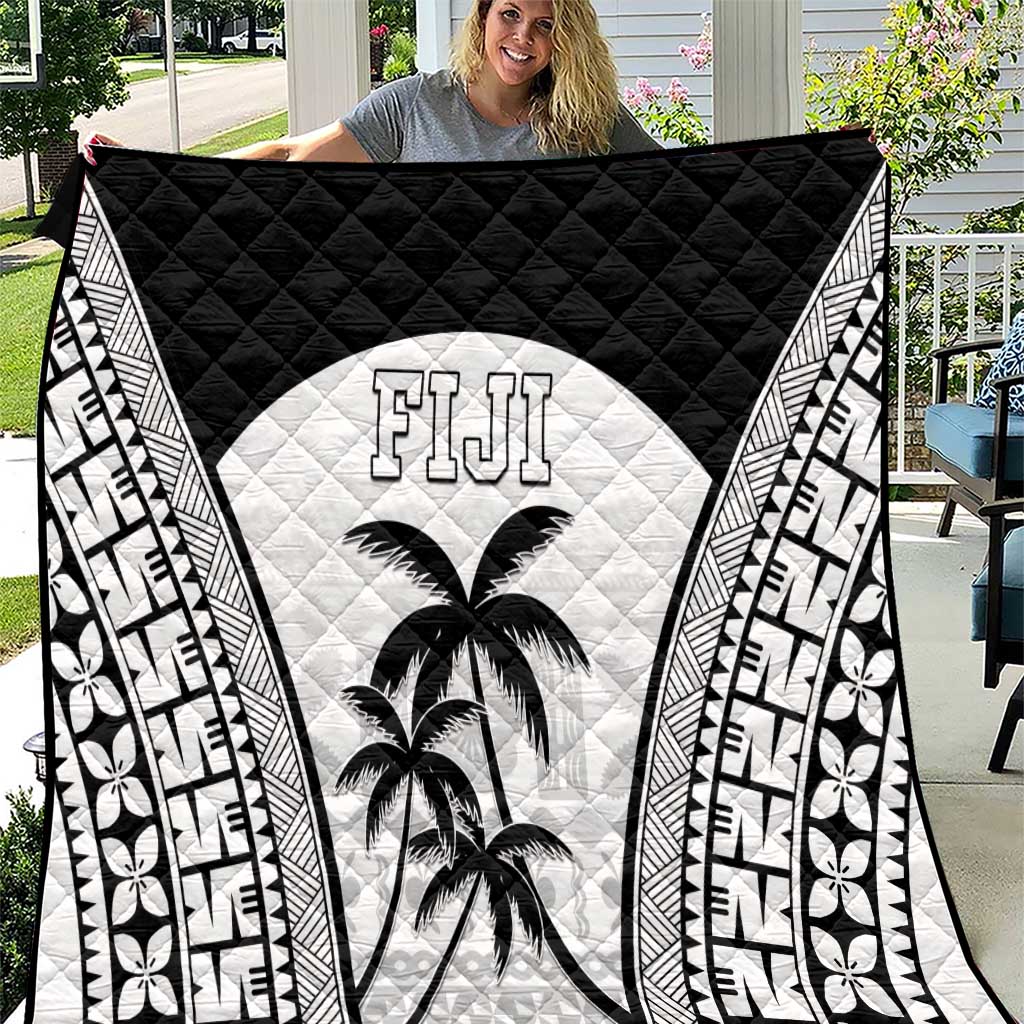 Fiji Tapa Football Quilt Sporty Style LT05 White - Polynesian Pride