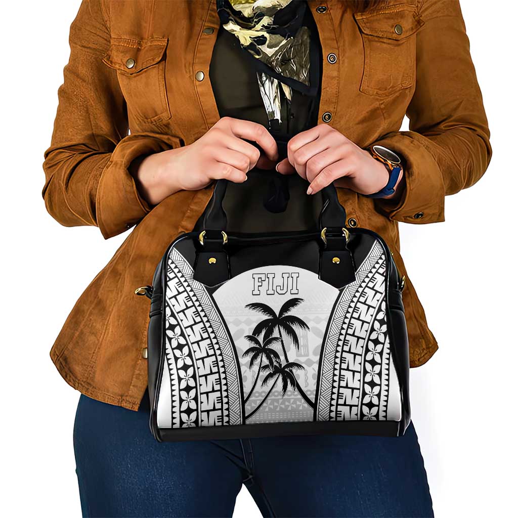 Fiji Tapa Football Shoulder Handbag Sporty Style LT05 - Polynesian Pride
