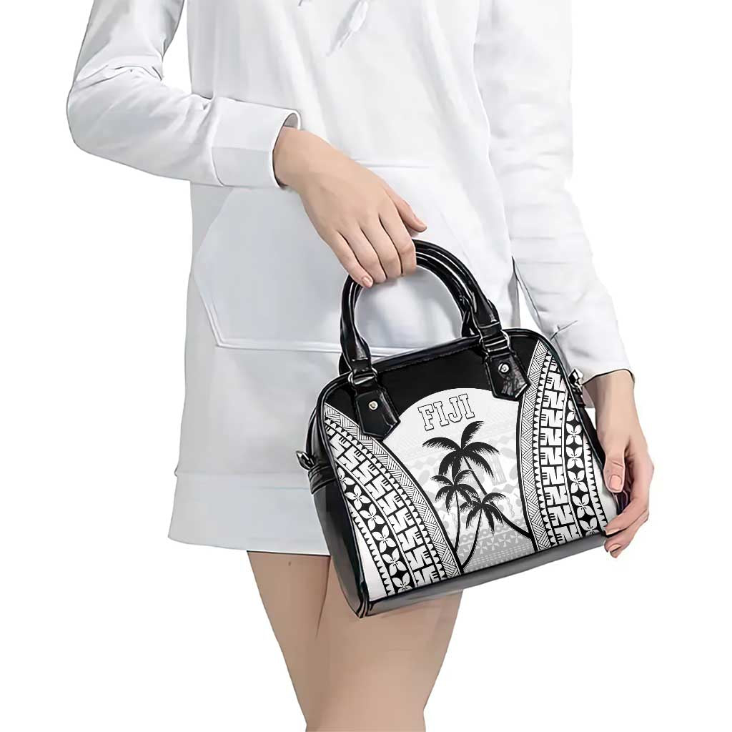 Fiji Tapa Football Shoulder Handbag Sporty Style LT05 - Polynesian Pride