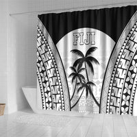 Fiji Tapa Football Shower Curtain Sporty Style LT05 - Polynesian Pride