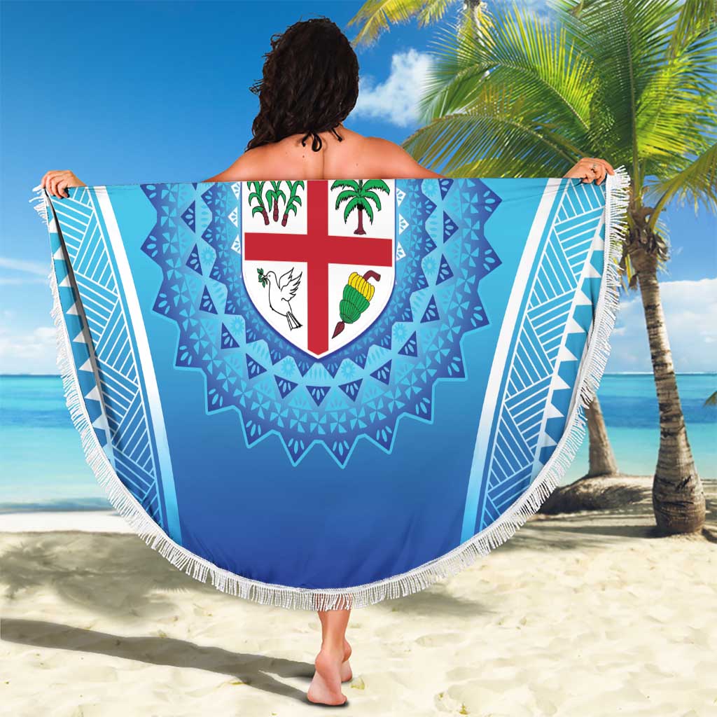 Fiji Football Beach Blanket Fijian Tapa Pattern LT05 - Polynesian Pride