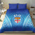 Fiji Football Bedding Set Fijian Tapa Pattern