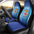 Fiji Football Car Seat Cover Fijian Tapa Pattern