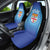 Fiji Football Car Seat Cover Fijian Tapa Pattern