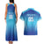 Custom Fiji Football Couples Matching Tank Maxi Dress and Hawaiian Shirt Fijian Tapa Pattern