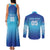 Custom Fiji Football Couples Matching Tank Maxi Dress and Long Sleeve Button Shirt Fijian Tapa Pattern