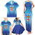 Custom Fiji Football Family Matching Tank Maxi Dress and Hawaiian Shirt Fijian Tapa Pattern