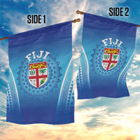 Fiji Football Garden Flag Fijian Tapa Pattern LT05 - Polynesian Pride