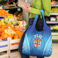 Fiji Football Grocery Bag Fijian Tapa Pattern LT05 - Polynesian Pride